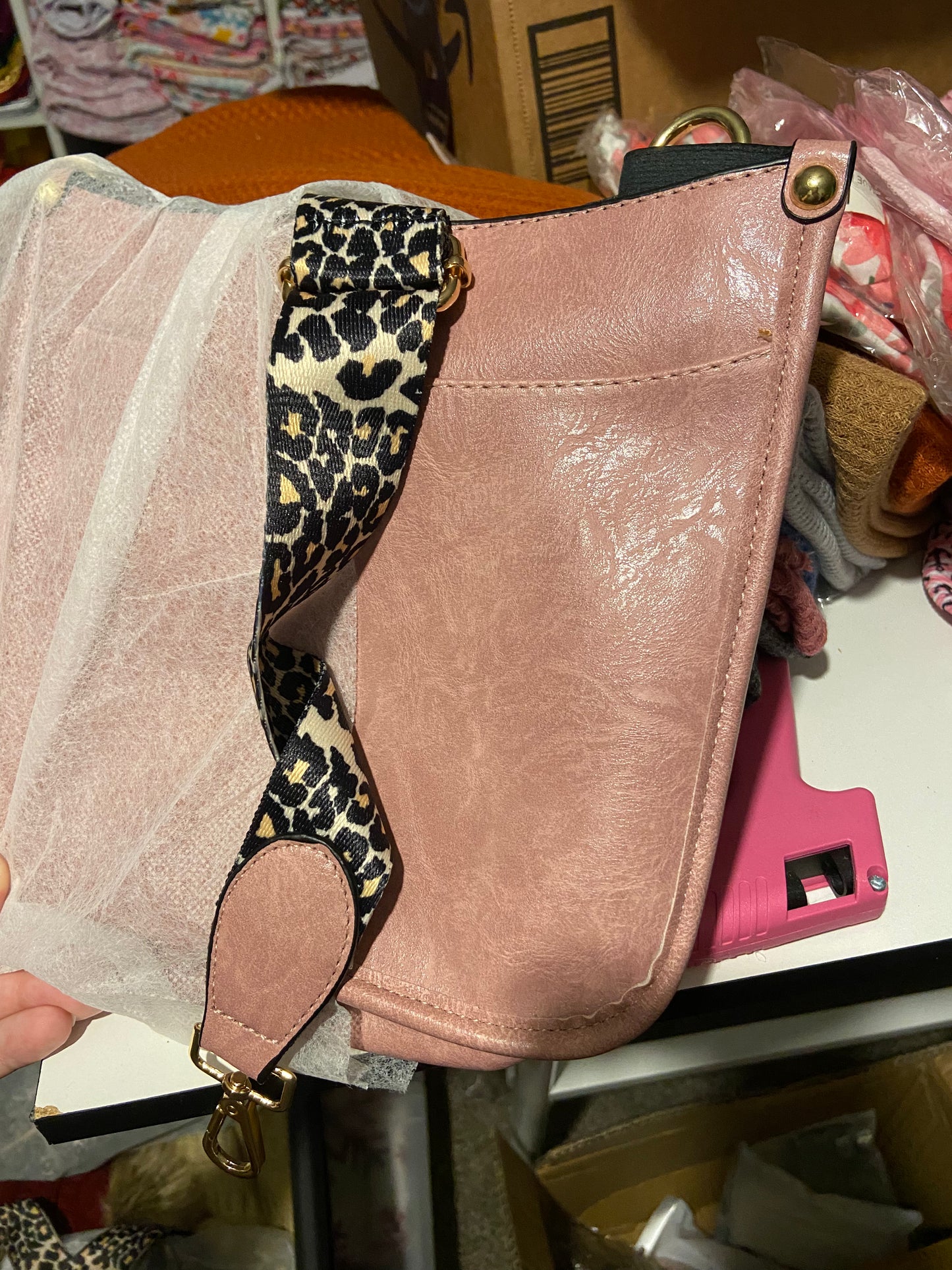 Mauve Crossbody Purse