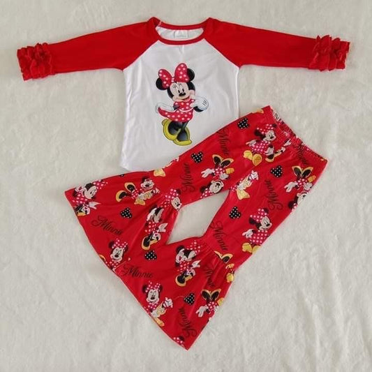 Red Bell Bottom Outfit