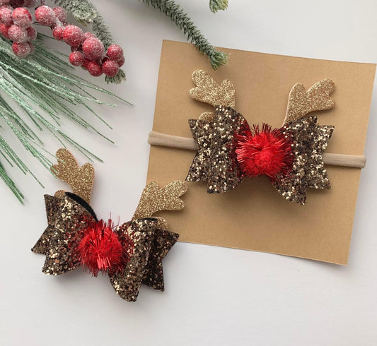 Reindeer Leather Bow