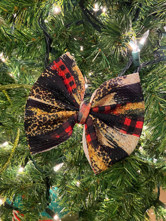Christmas Brush Stroke Bow