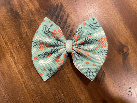 Holly and Berries Bow