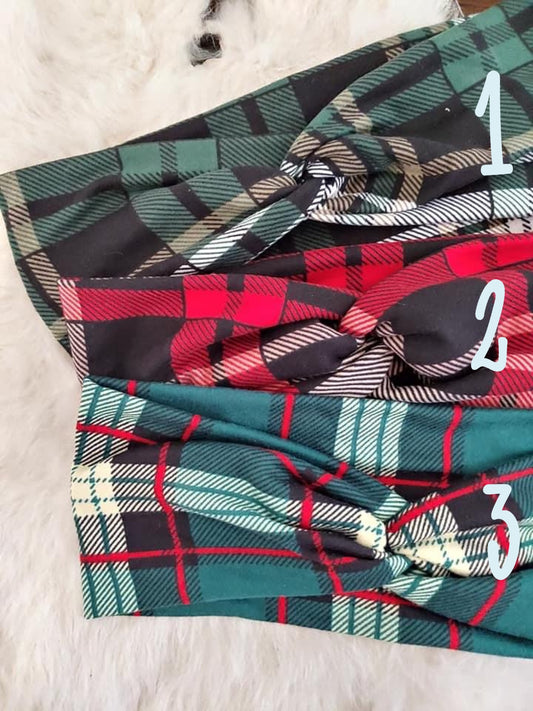 Plaid Adult Twist Wraps