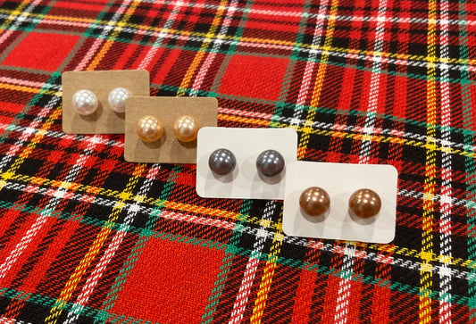 Hypoallergenic Pearl Studs