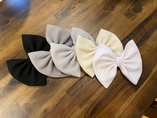 Basic Solid Color Bows